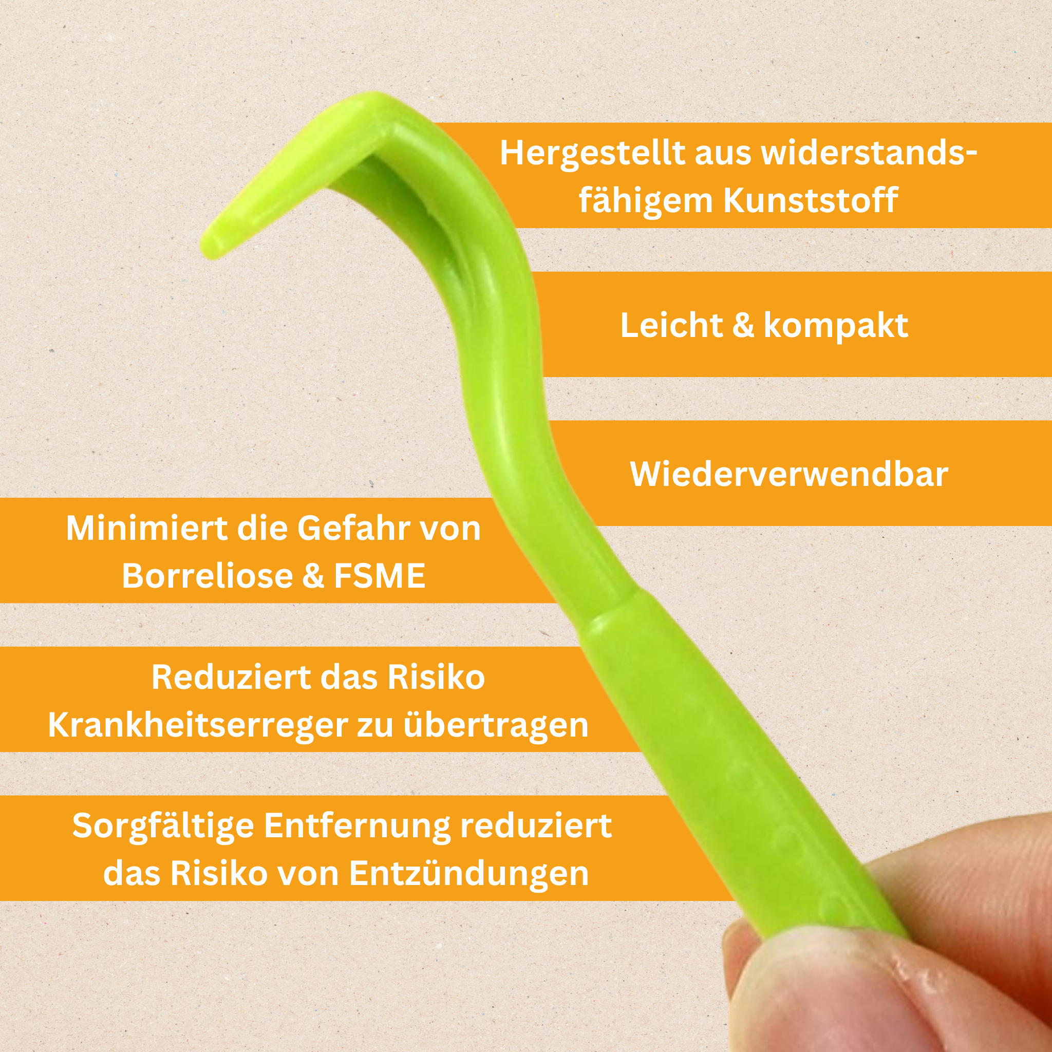 Handy Tick Remover (Set of 3)