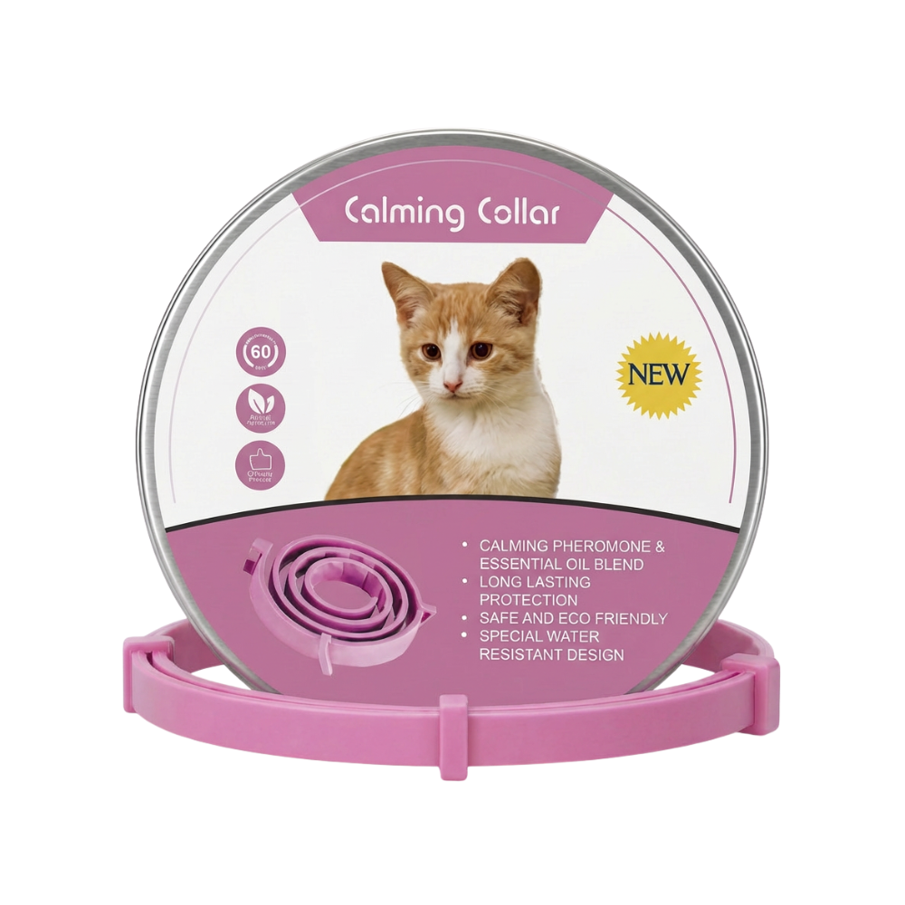 Pet-Friendly Anti-Stress Collar for Cats
