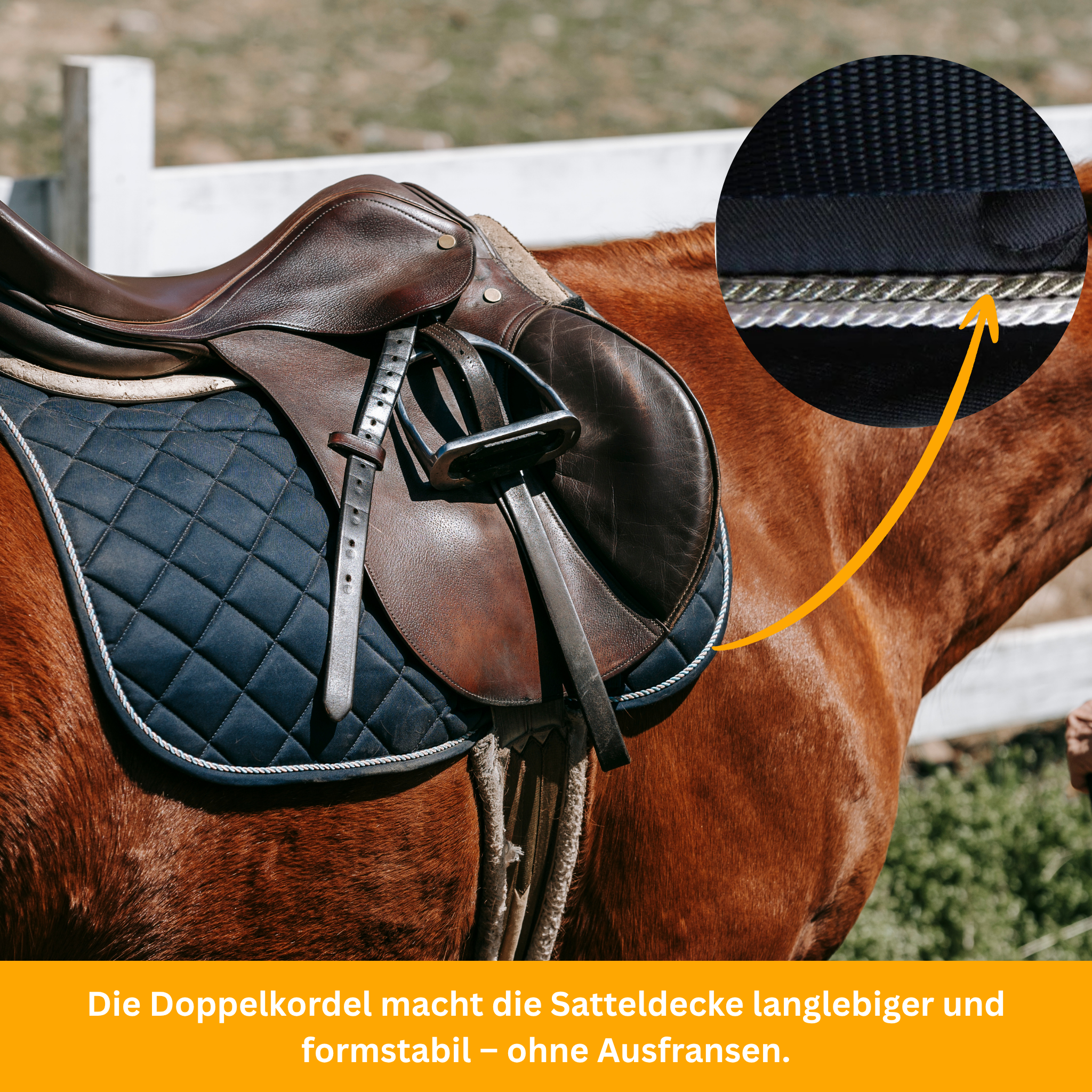 NoblePad – Premium Dressage Saddle Pad for Horses