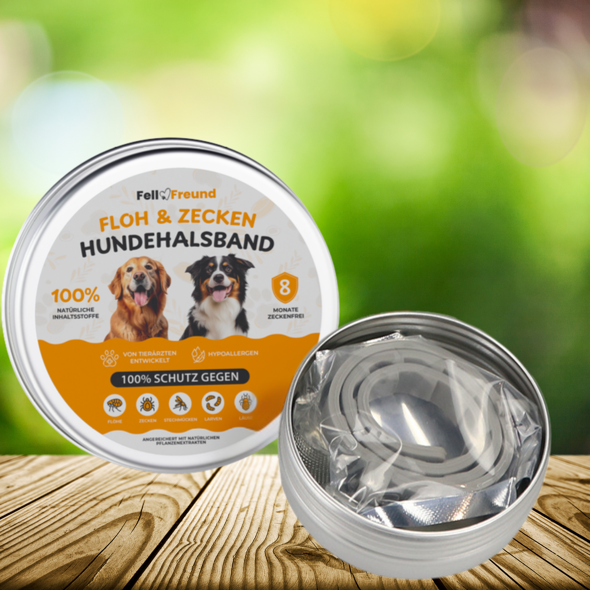 Flea and Tick Protection Collar for Dogs