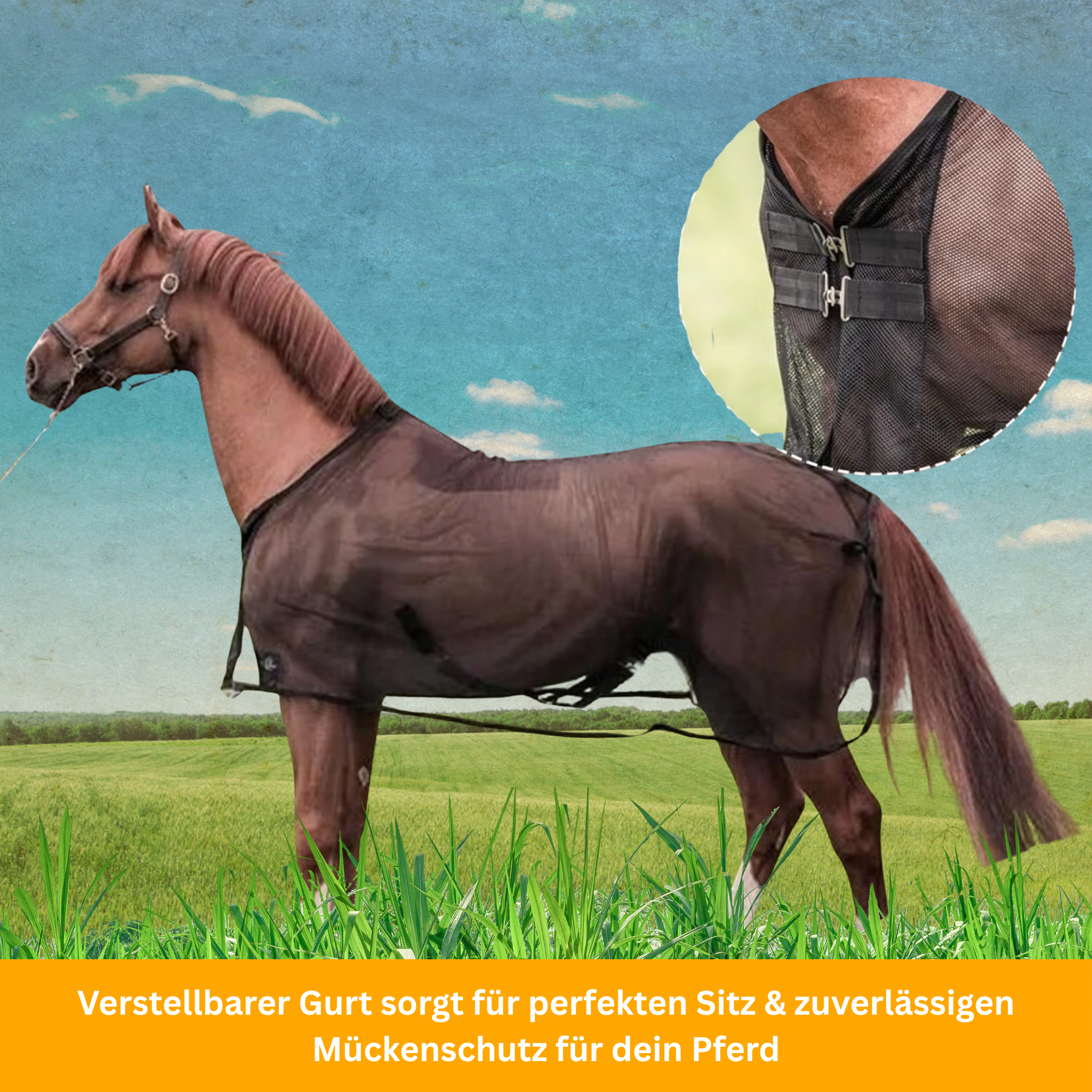 InsectSafe – Adjustable Protective Vest Against Mosquitoes & Sun