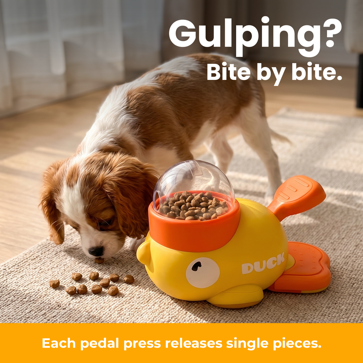 [en] Gulping? Bite by bite.
